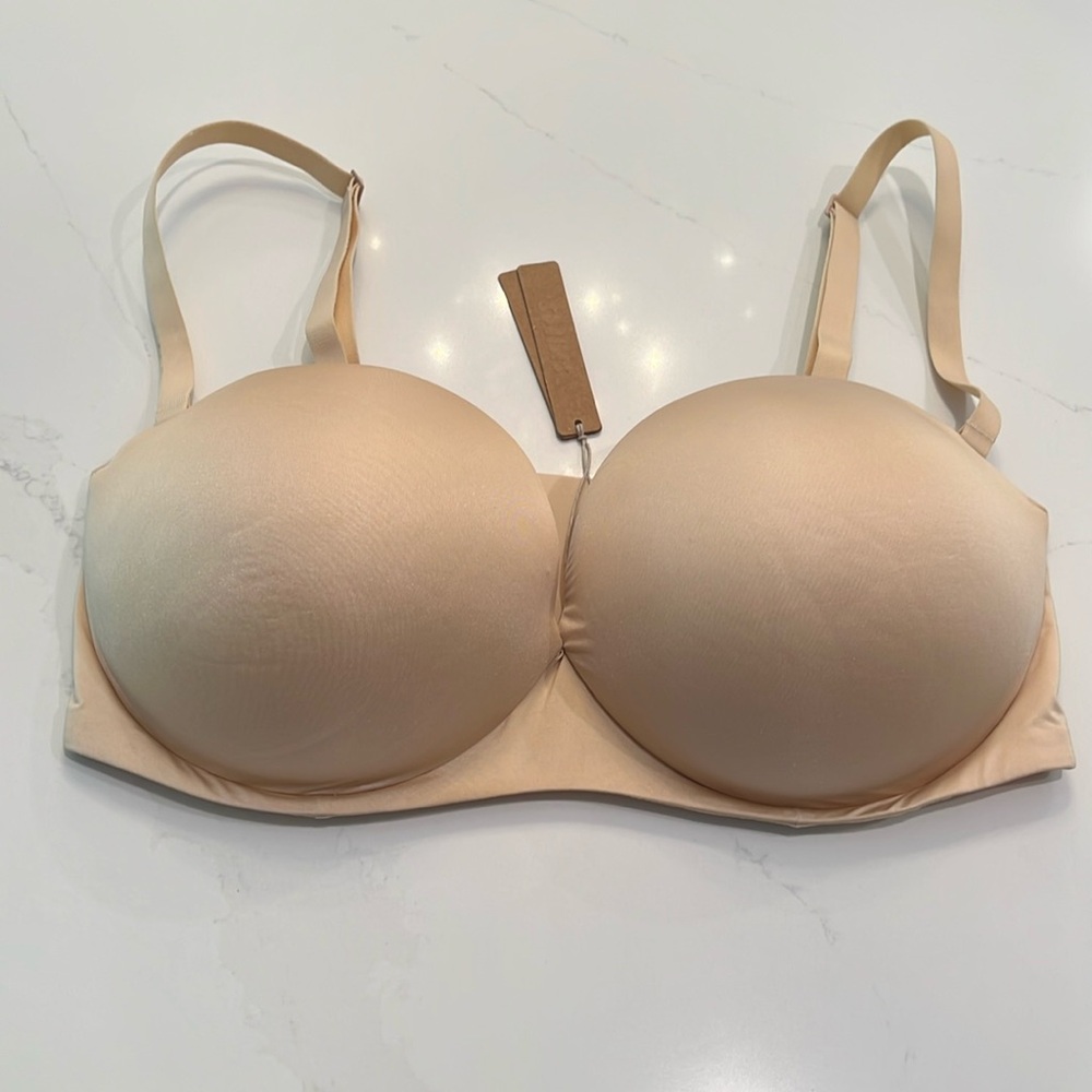 NWT Skims Ultimate Collection Push-Up Strapless Bra Underwired SAND 38DD